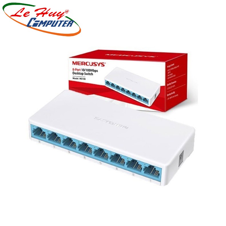Bộ chia 8 cổng mercusys ms108 10/100mbps -