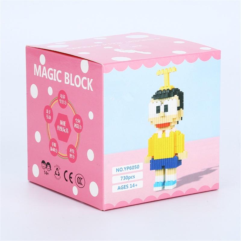 Bộ đồ chơi lắp ráp mini gấu dâu lotso hoạt hình dễ thương quà tặng 14/2