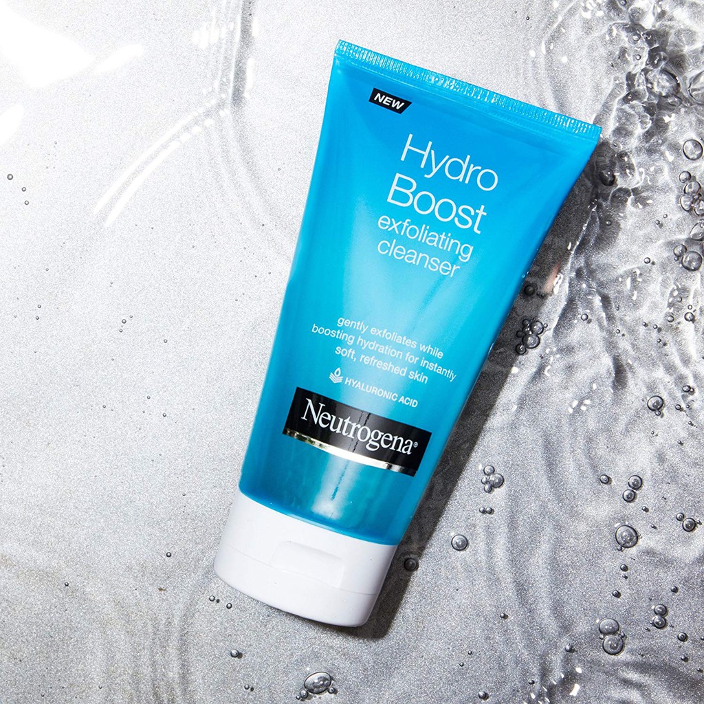 Sữa rửa mặt Neutrogena Hydro Boost Exfoliating Gel 141g