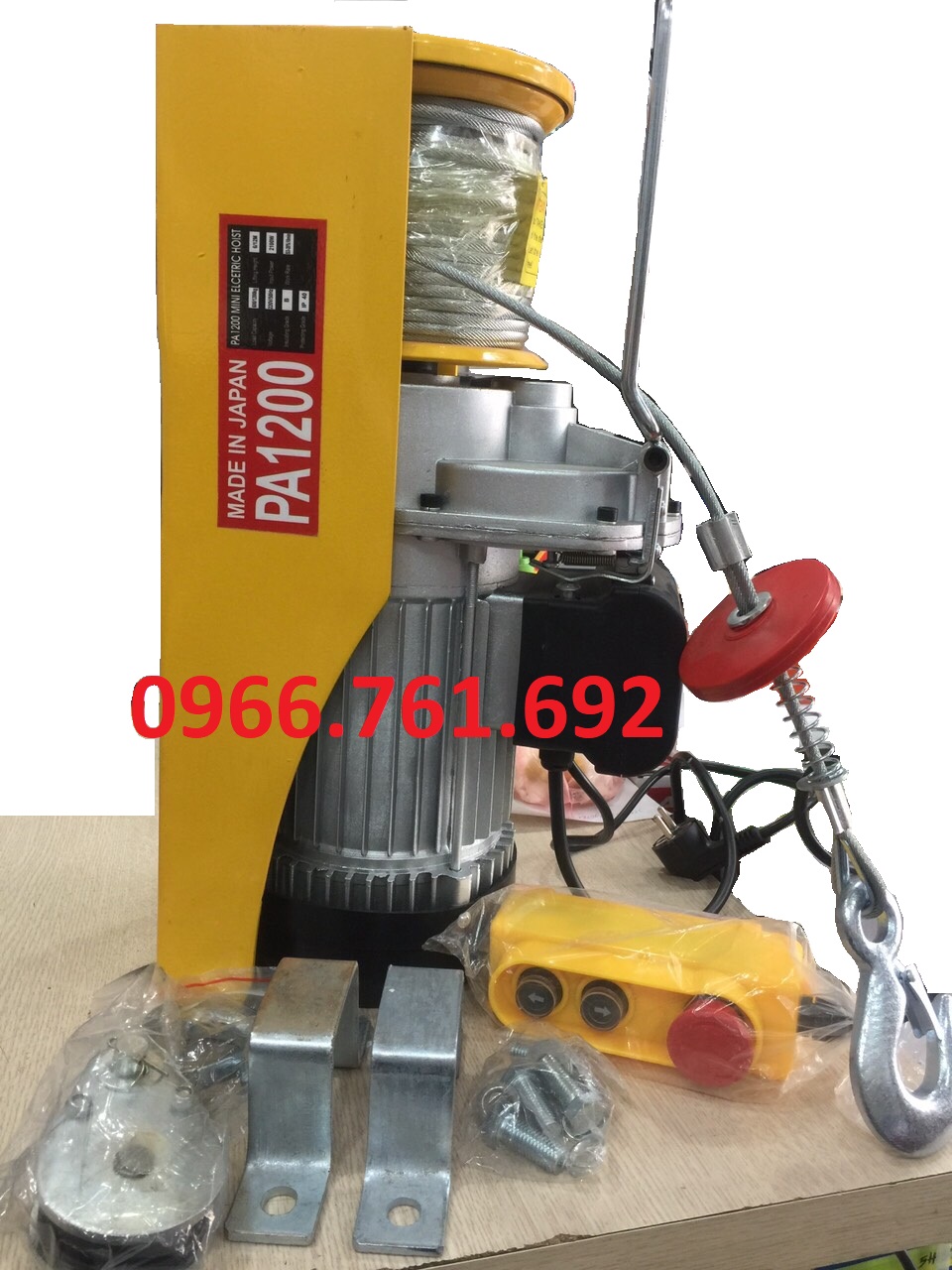 máy tời điện pa1200kg