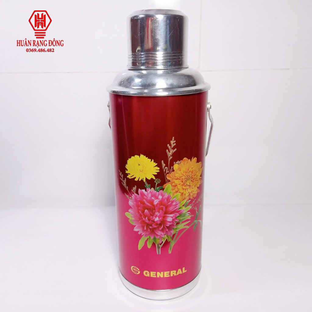 Phích đựng nước vỏ sắt 2 lít cao cấp Rạng Đông Model: 2035 S1