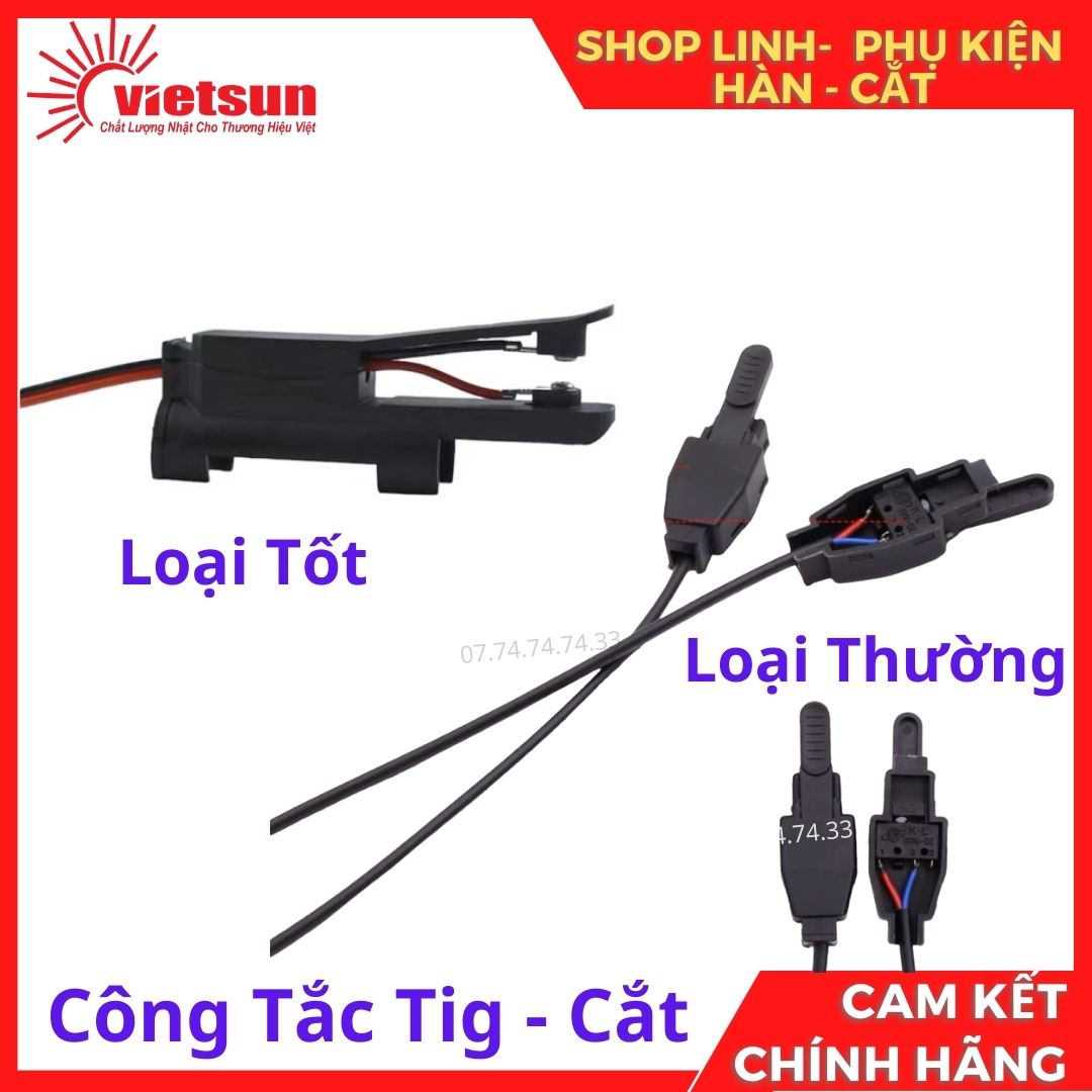 Công tắc súng hàn Tig, súng cắt Plasma