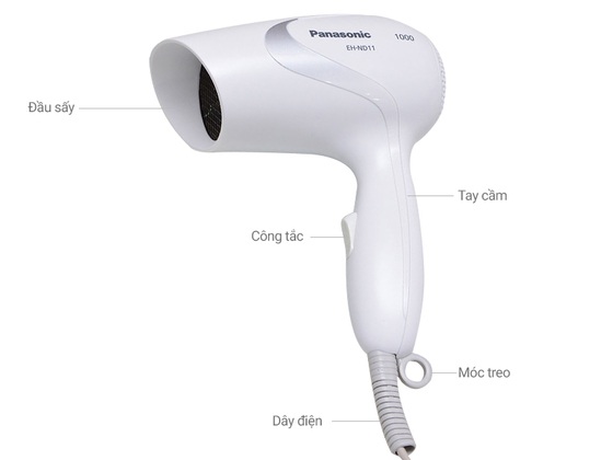 Máy sấy tóc PANASONIC PAST-EH-ND11-W645 (Trắng)