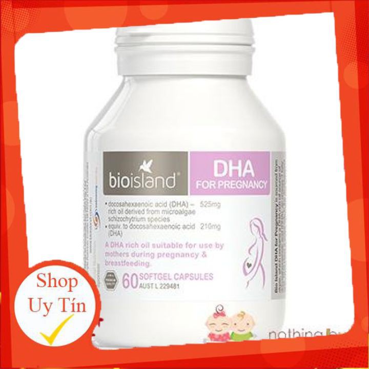 [HCM]Bioisland DHA cho mẹ bầu (60 viên)