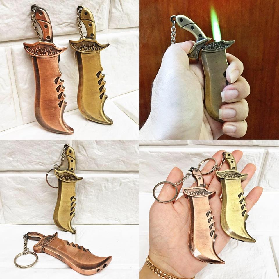 Bật Lửa Khè - Móc Khóa Hình Cây Đồ Long Đao