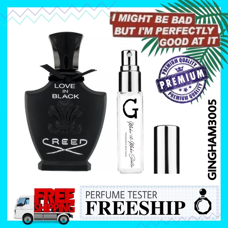 ✦gh✦ nước hoa dùng thử creed love in black 5ml/10ml/20ml