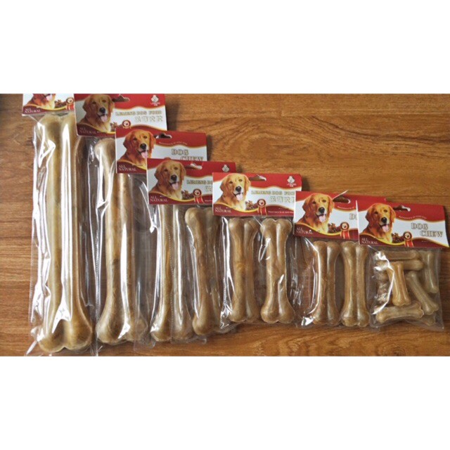 Xương Da Bò Gặm Sạch Răng Cho Chó - 30cm (gói 1 chiếc)