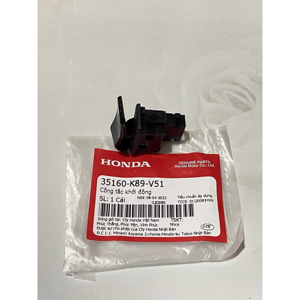 Công tắc khởi động Wave alpha 110, Wave S,RS,RSX 110  (35160K89V51)