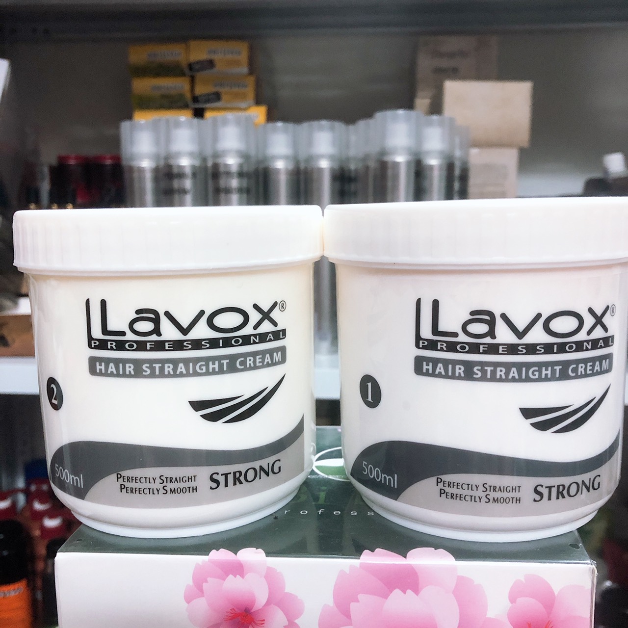 Cặp thuốc duỗi ép tóc thẳng Lavox 500mlx2
