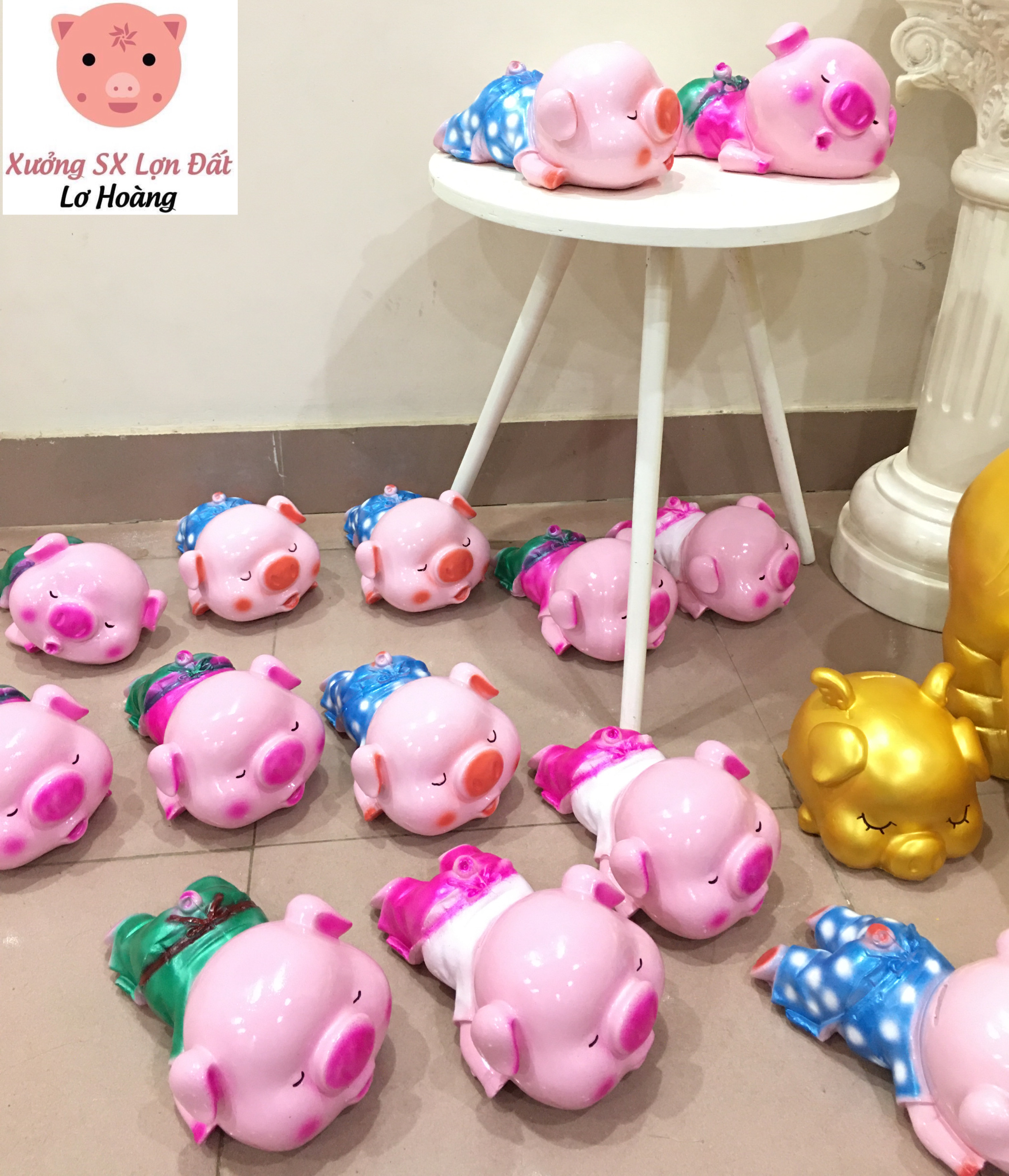 Lợn đất tiết kiệm, heo cưng, heo ngủ