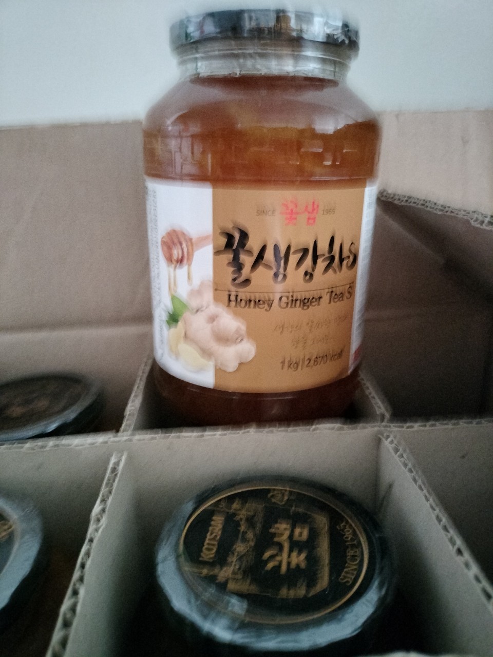 Gừng mật ong Hàn Quốc hủ 1kg
