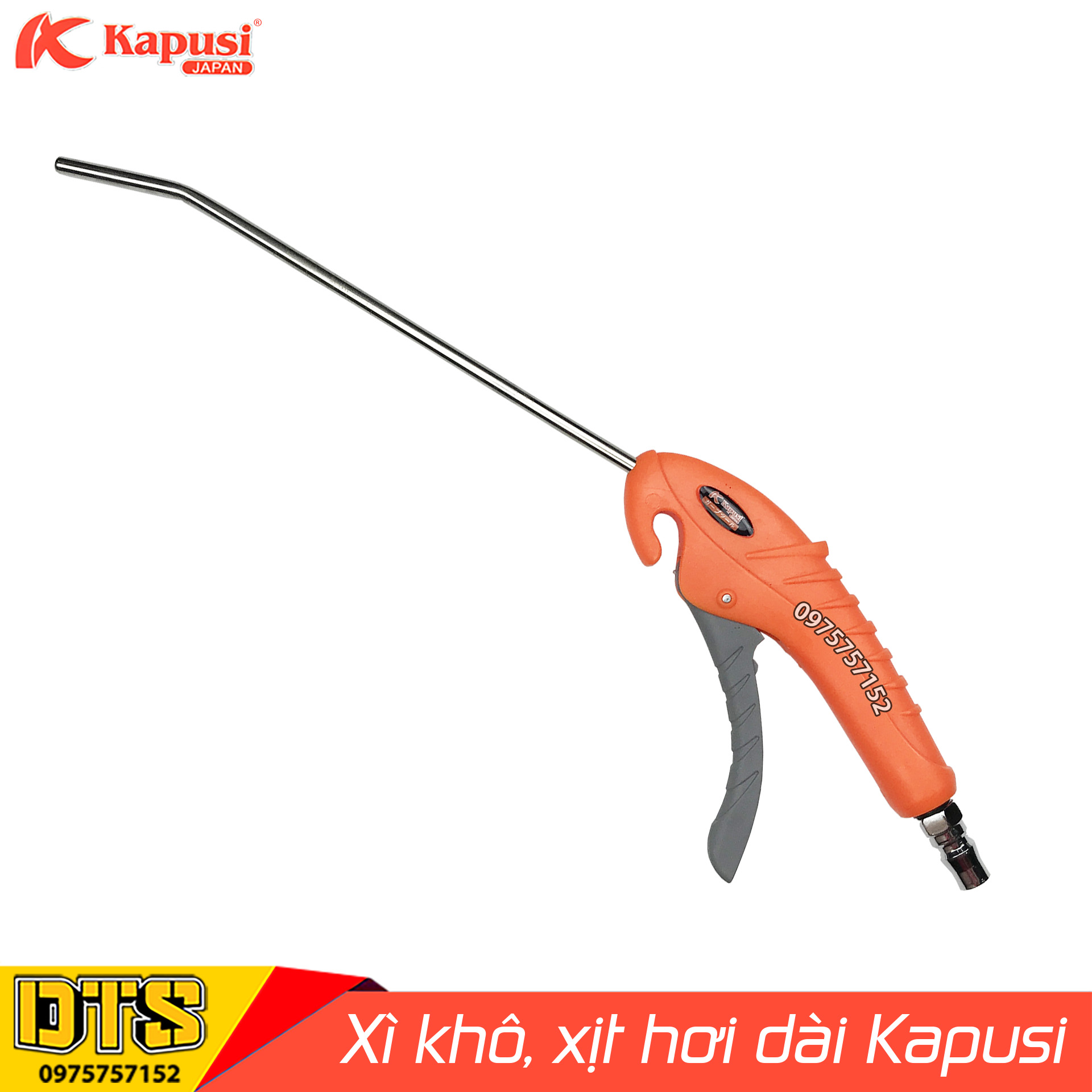 Xịt hơi, xì khô mỏ dài Nhật Kapusi cho máy nén khí, máy bơm hơi