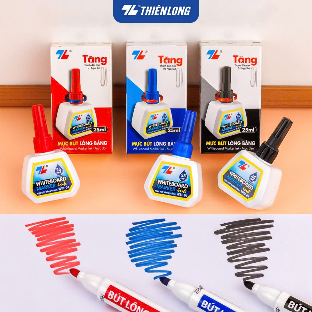 Mực bút lông bảng Thiên Long WBI-01 - 25ml
