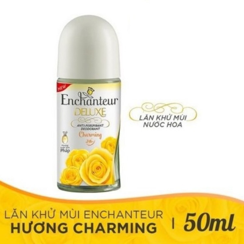 (HSD 2023) Lăn khử mùi hương nước hoa Enchanteur Charming cao cấp