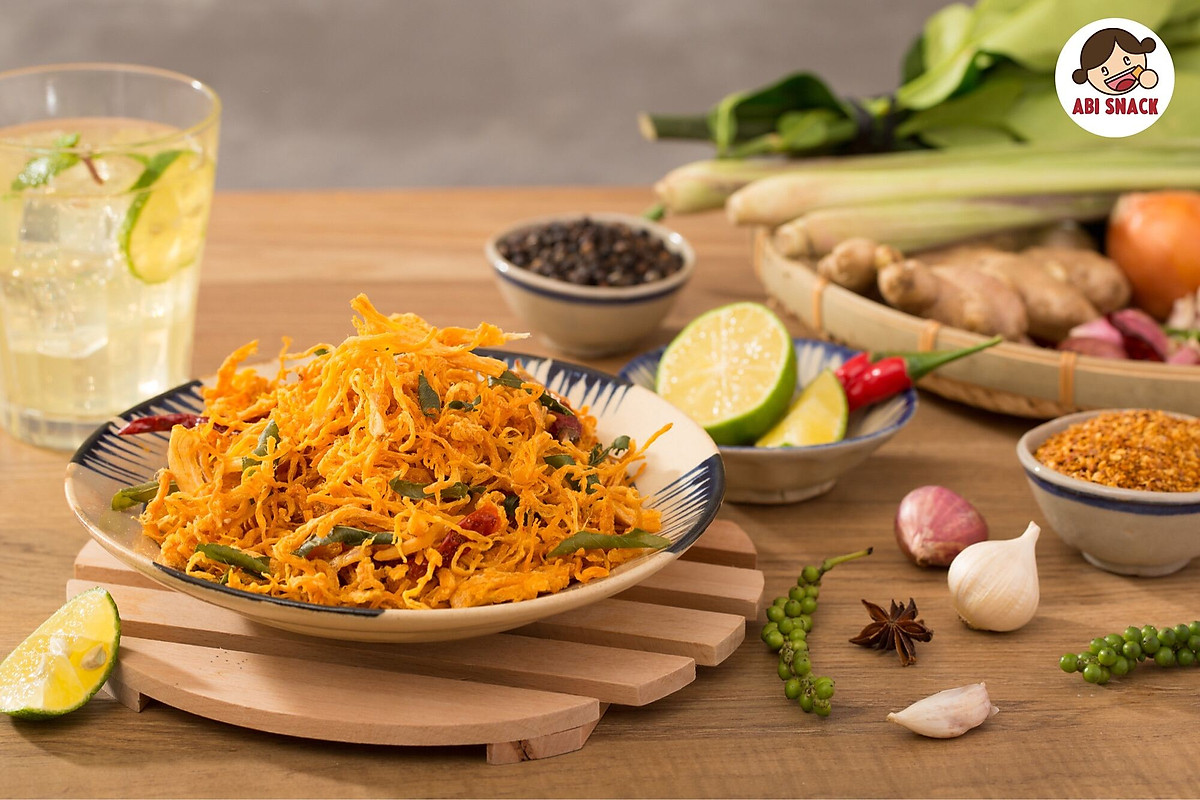 Abi Snack Khô Gà Xé Sợi Siêu Cay