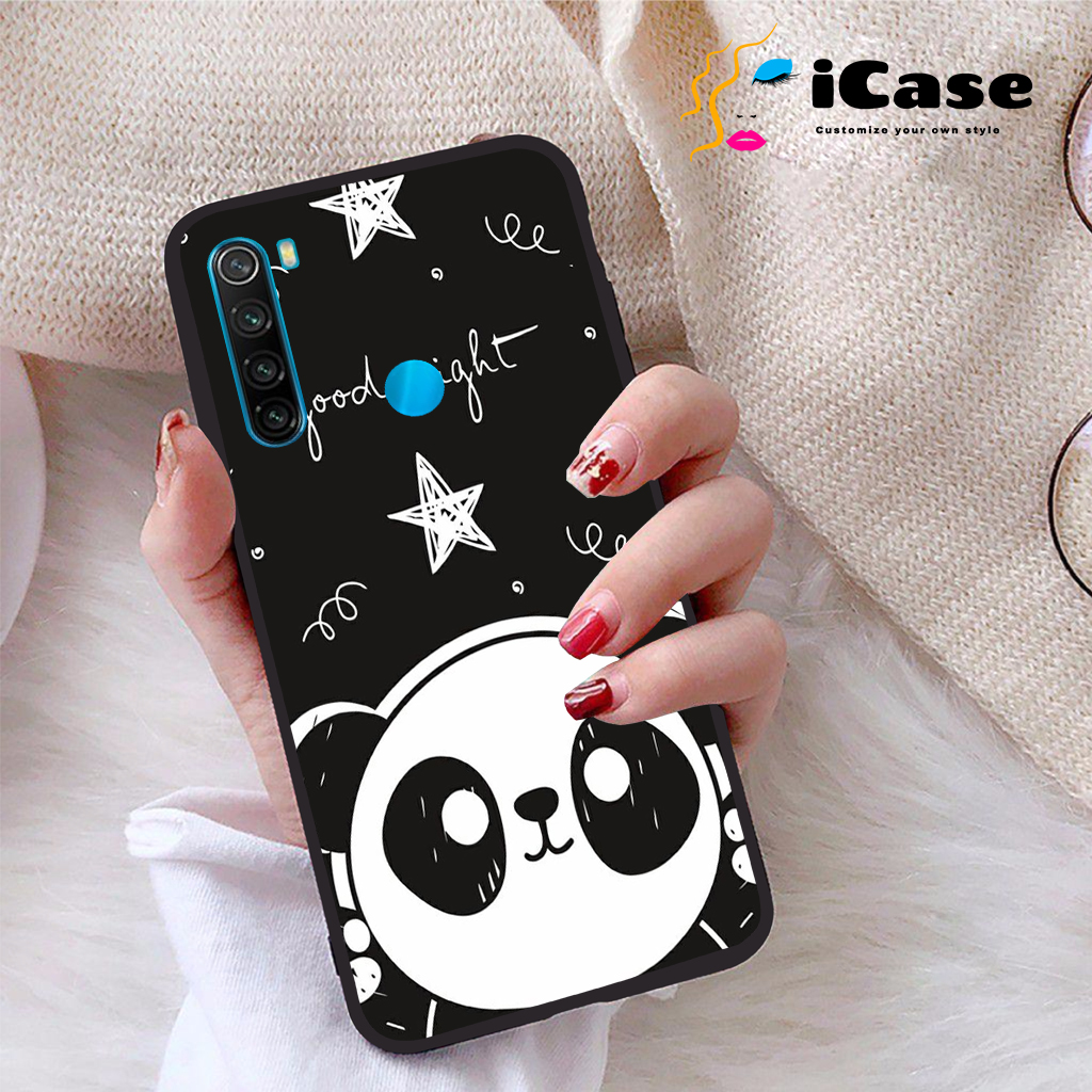 Ốp lưng Xiaomi Redmi Note 8 viền dẻo TPU BST Panda