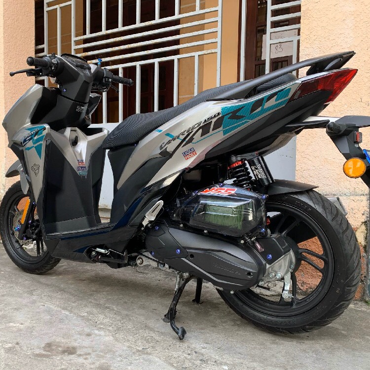 Tem rời Vario malay dán xe bạc