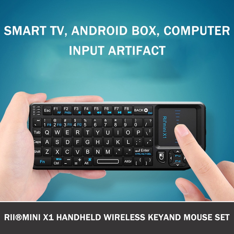I8 Mini Wireless Keyboard Backlit 2.4G Air Mouse Remote Touchpad For TV Box PC