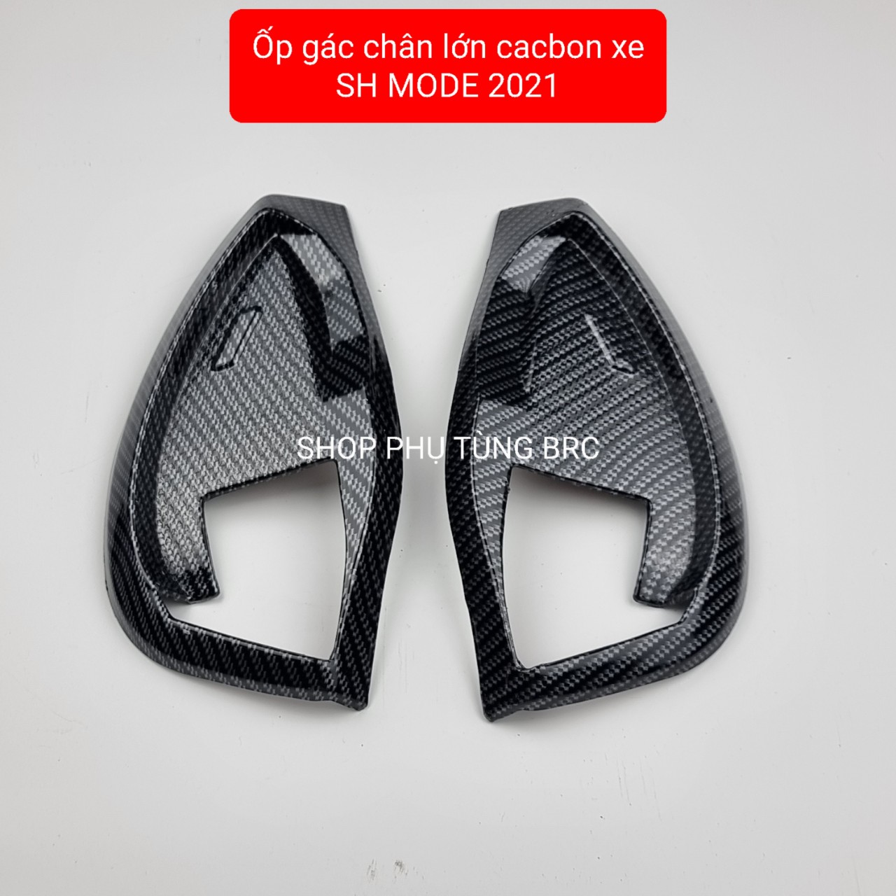 Ốp gác chân xe SH MODE 2020, 2021 trở lên. ( Có 2 loại: ốp gác chân lớn và ốp gác chân nhỏ mạ CROM hoặc phủ cacbon. A/E chọn loại ốp trên đơn hàng)