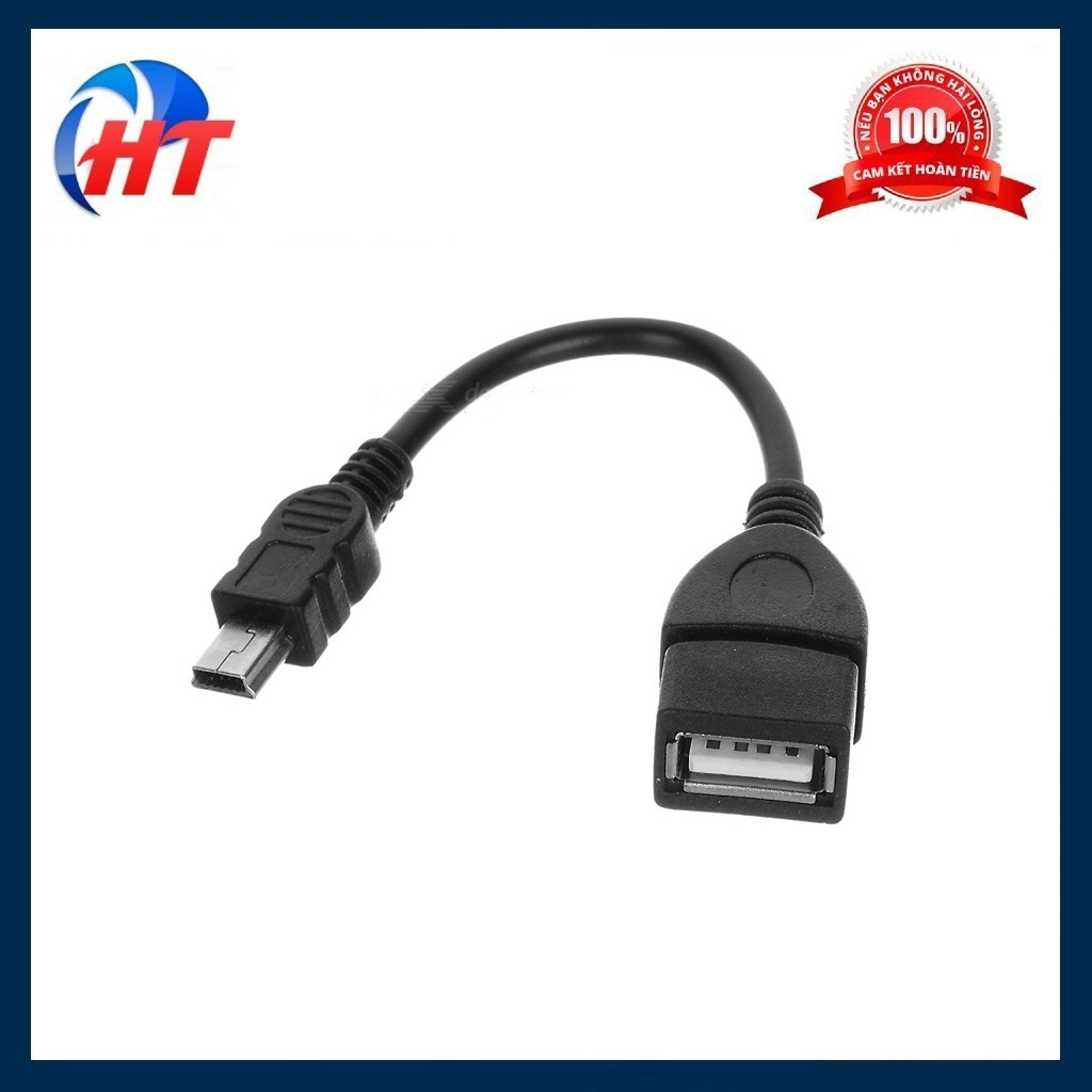 Cáp otg chuẩn mini usb sang usb