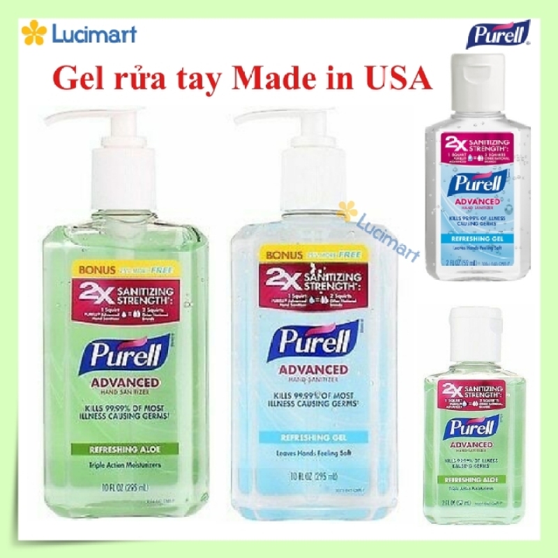 Gel rửa tay khô diệt khuẩn PURELL Advanced Hand Sanitizer [Hàng Mỹ] nhập khẩu