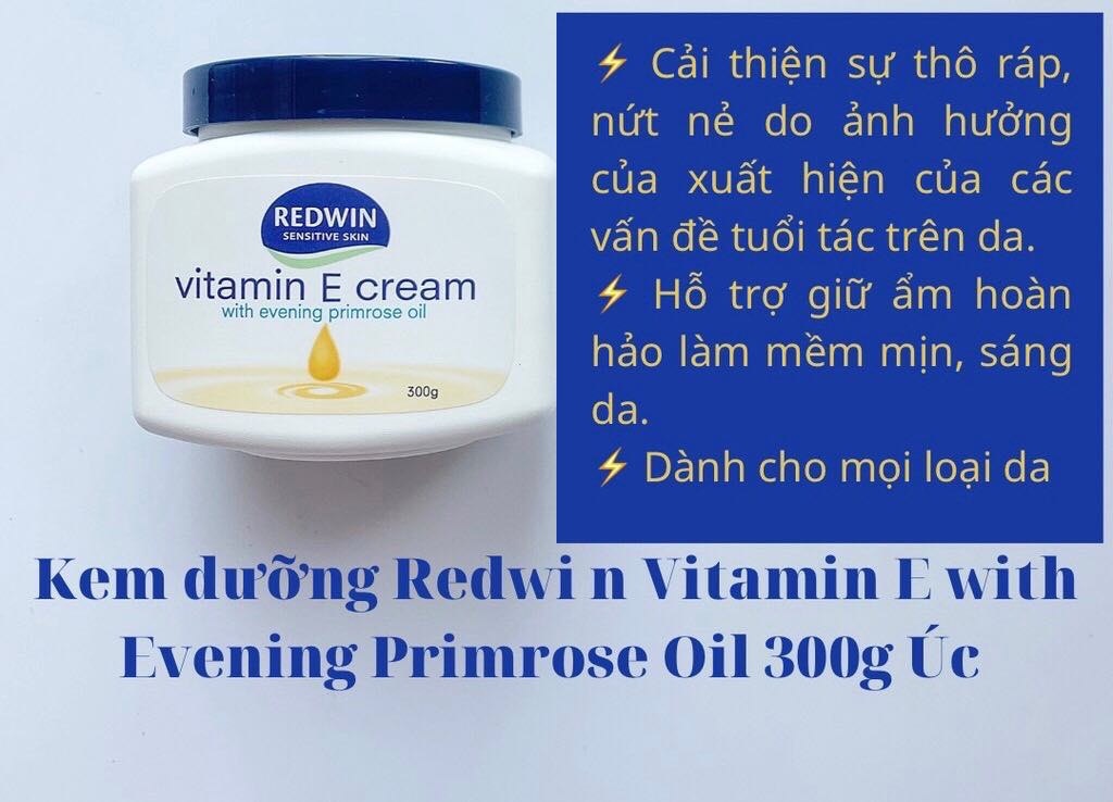 Kem dưỡng da Redwin Vitamin E 300g