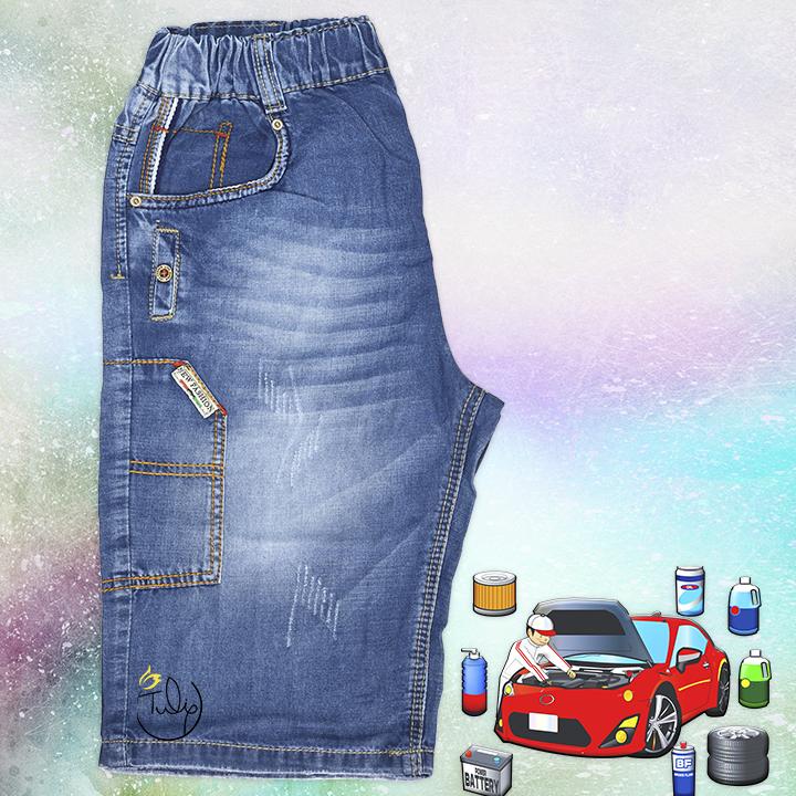 Quần short jean cho bé trai size cồ