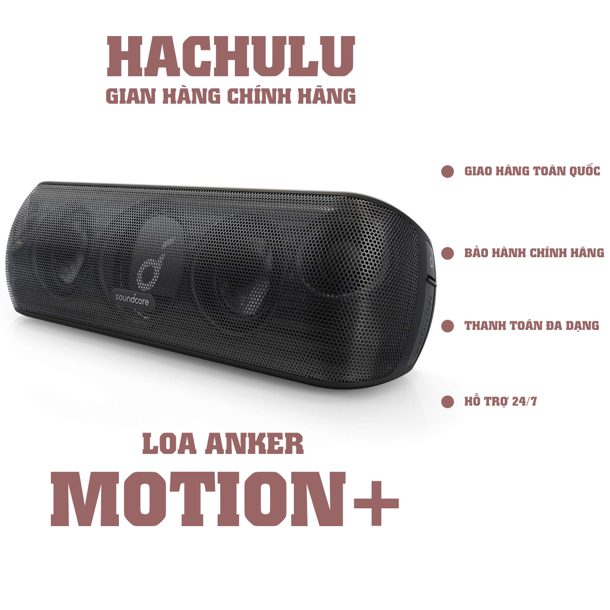 Loa bluetooth SOUNDCORE Motion+ [Motion Plus] 30W (by Anker) - A3116 - Hàng Chính Hãng