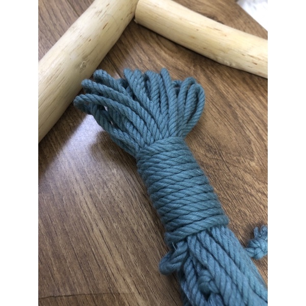 10 Mét dây thừng màu 5mm thắt macrame, handmade