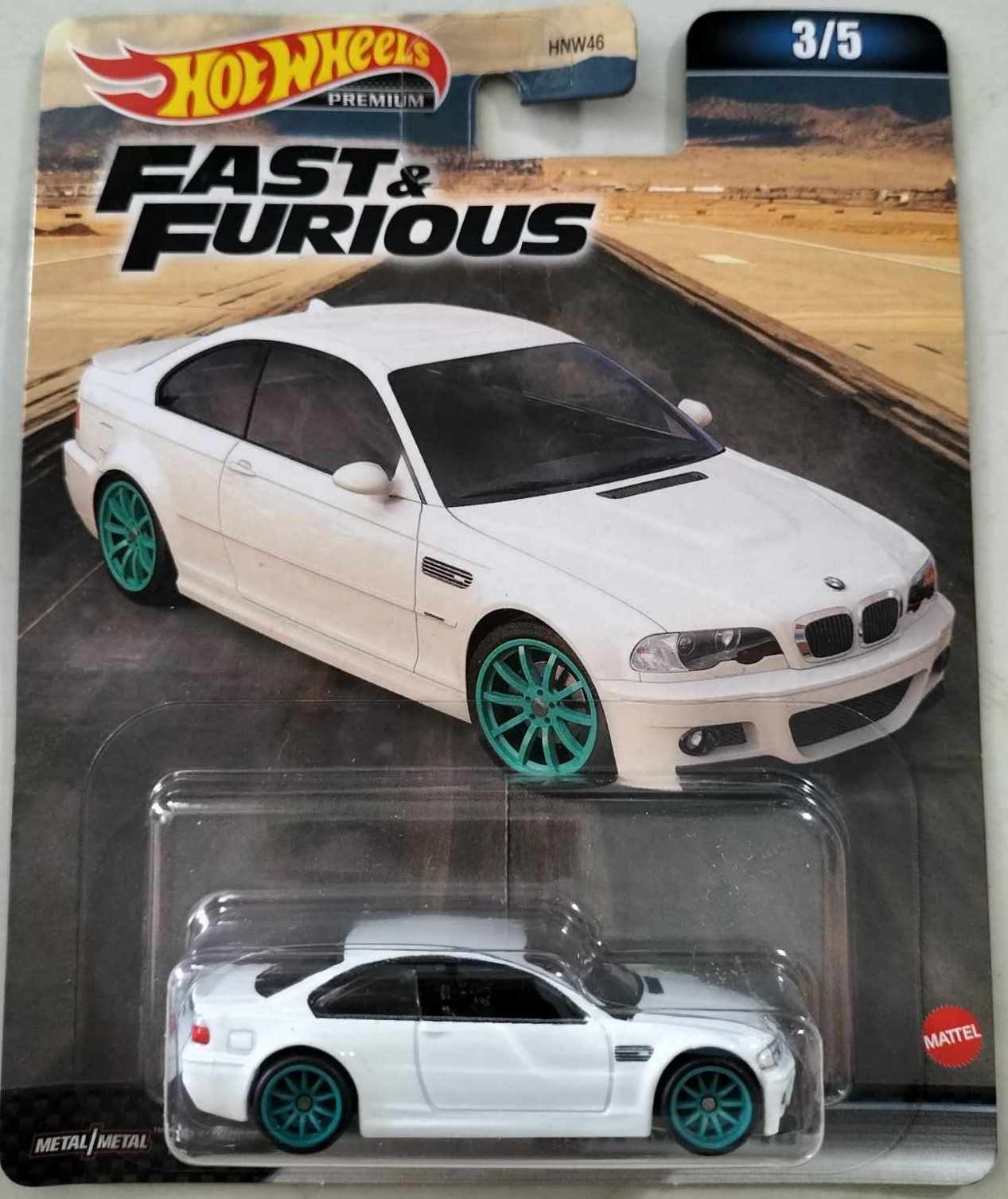 Xe mô hình hot wheels 2023 fast & furious bmw m3 e46
