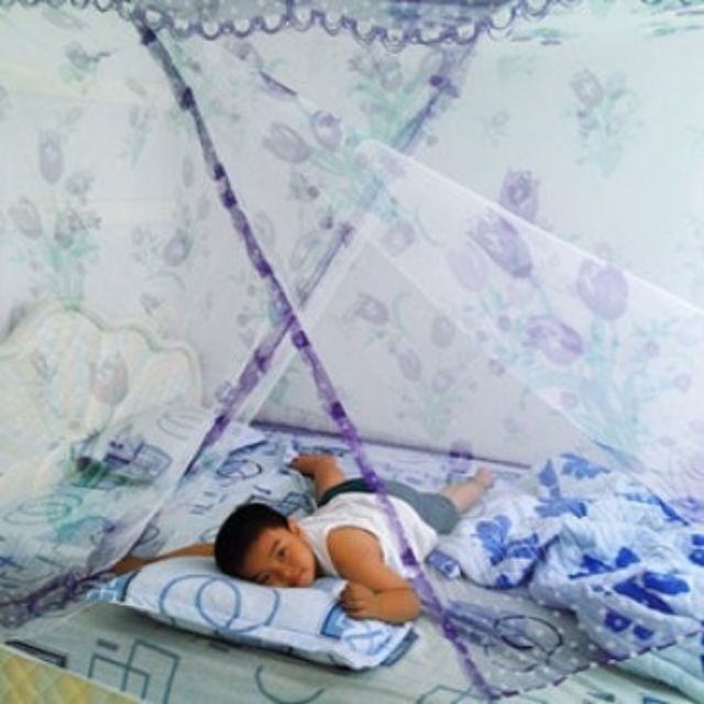 Màn tuyn hoa dầy dặn , Mùng ngủ chống muỗi cao cấp