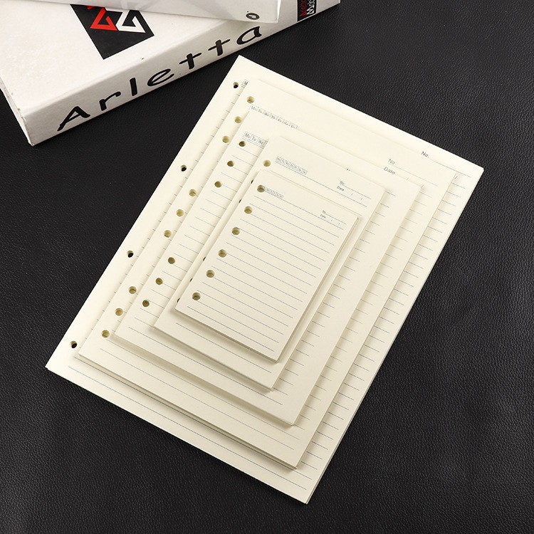 [HCM]Giấy refill kẻ ngang cho sổ còng A6  A5  B5 A4 40 tờ