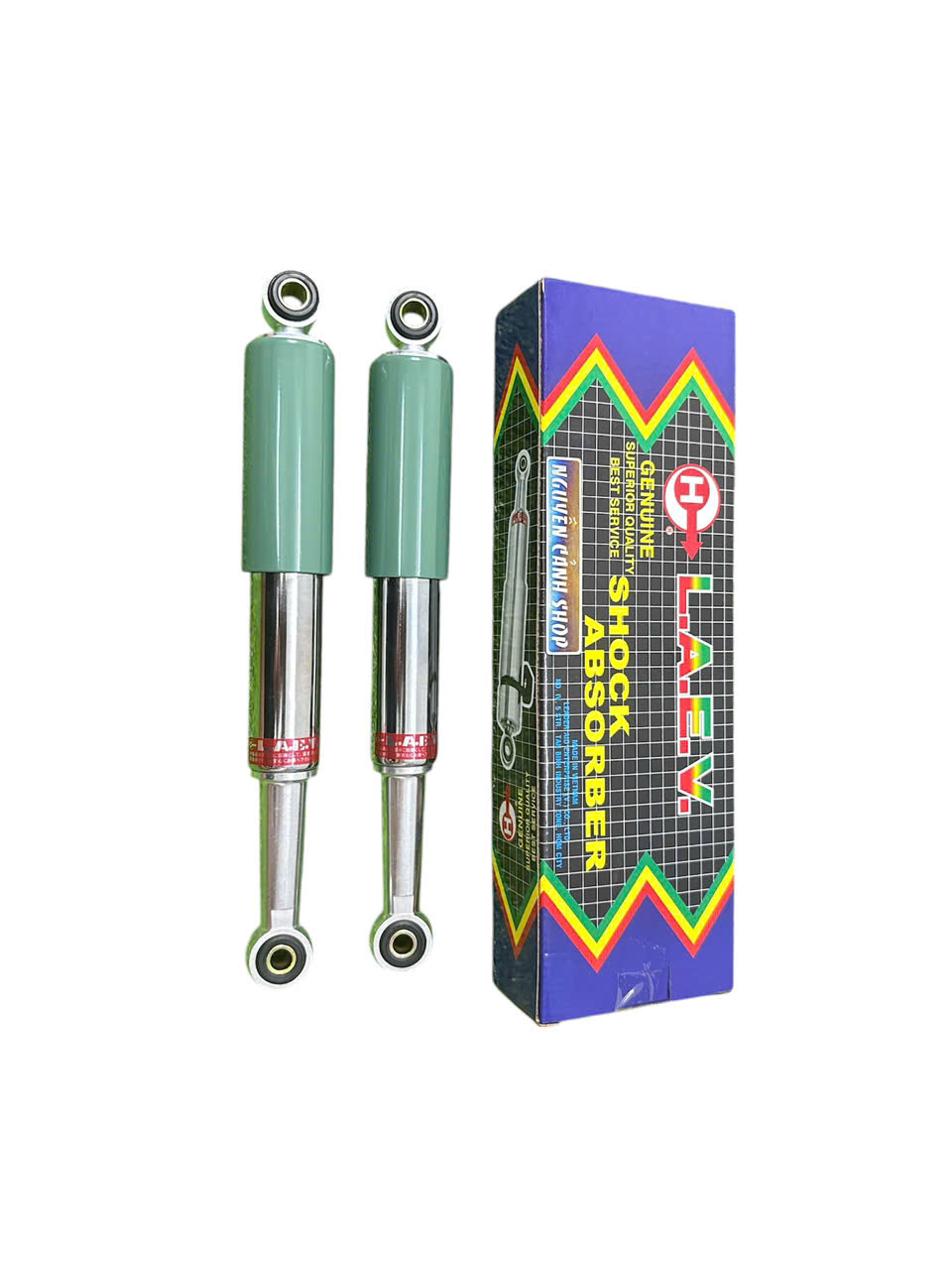 Cặp phuộc sau xe Cub 2-3 tầng LAEV DMC chính hãng