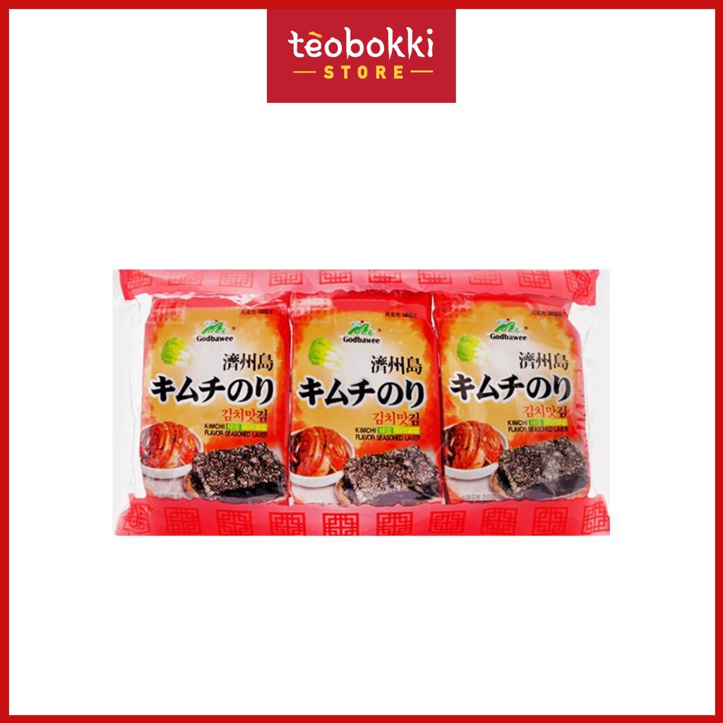 Rong biển vị kimchi godbawee 15g