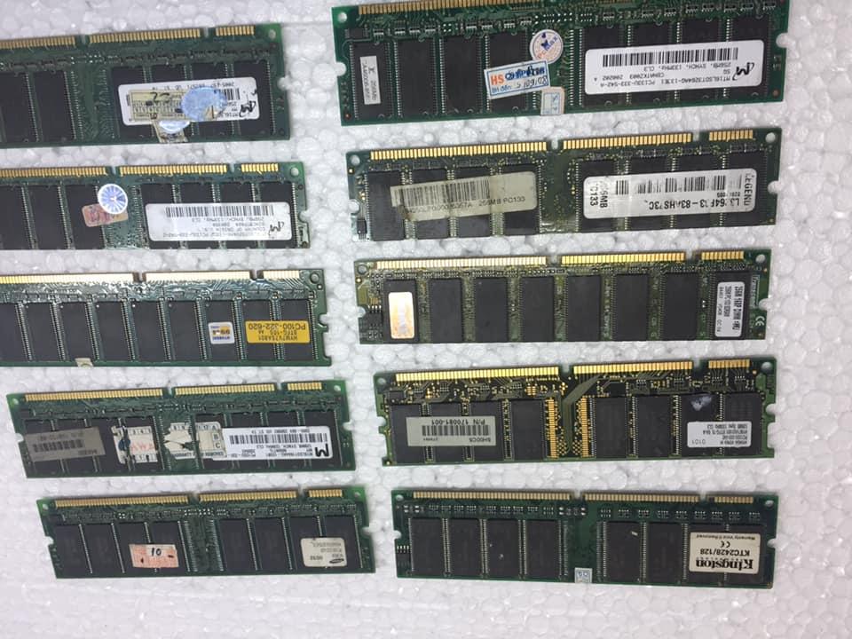 Ram SDRam Máy tính 128Mb PC 100 PC 133