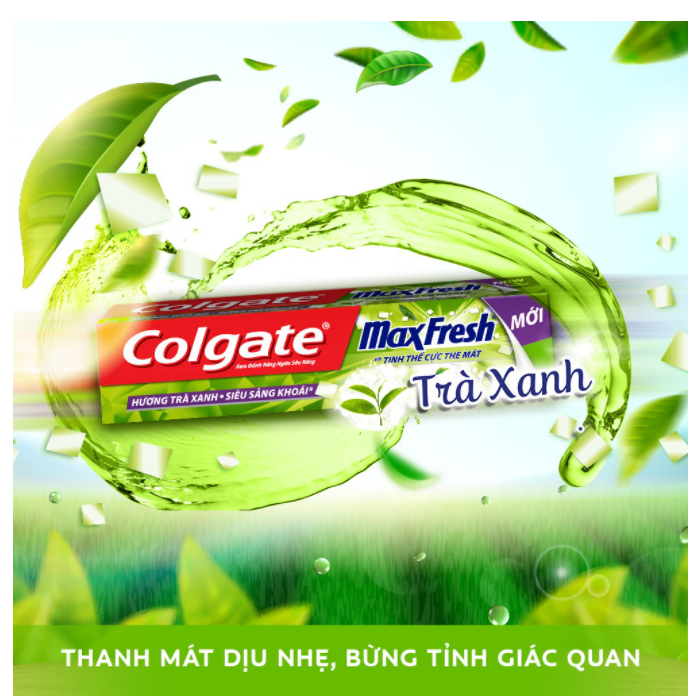 Kem đánh răng Colgate Maxfresh hương trà xanh 180g