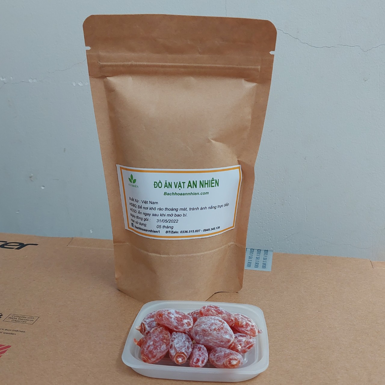 Ô mai xí muội đào chua ngọt 200gr