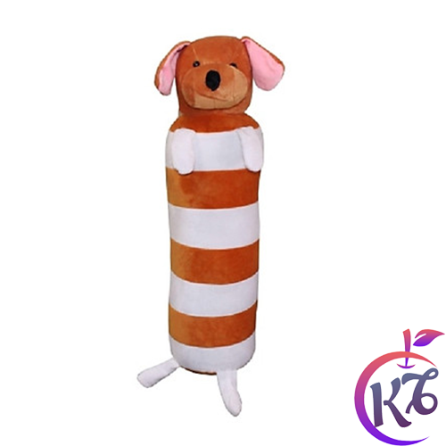 Gối ôm cho bé hình con Chó size nhỏ dài 50cm - chất liệu bông cao cấp, êm ái an toàn cho trẻ em - goi nam goi om tre em hinh thu