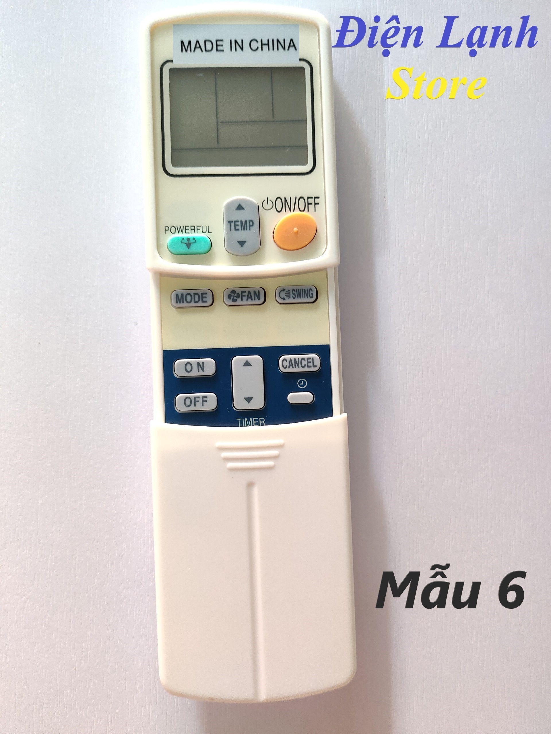 Remote máy lạnh Đai King các loại. (tặng kèm cặp pin).