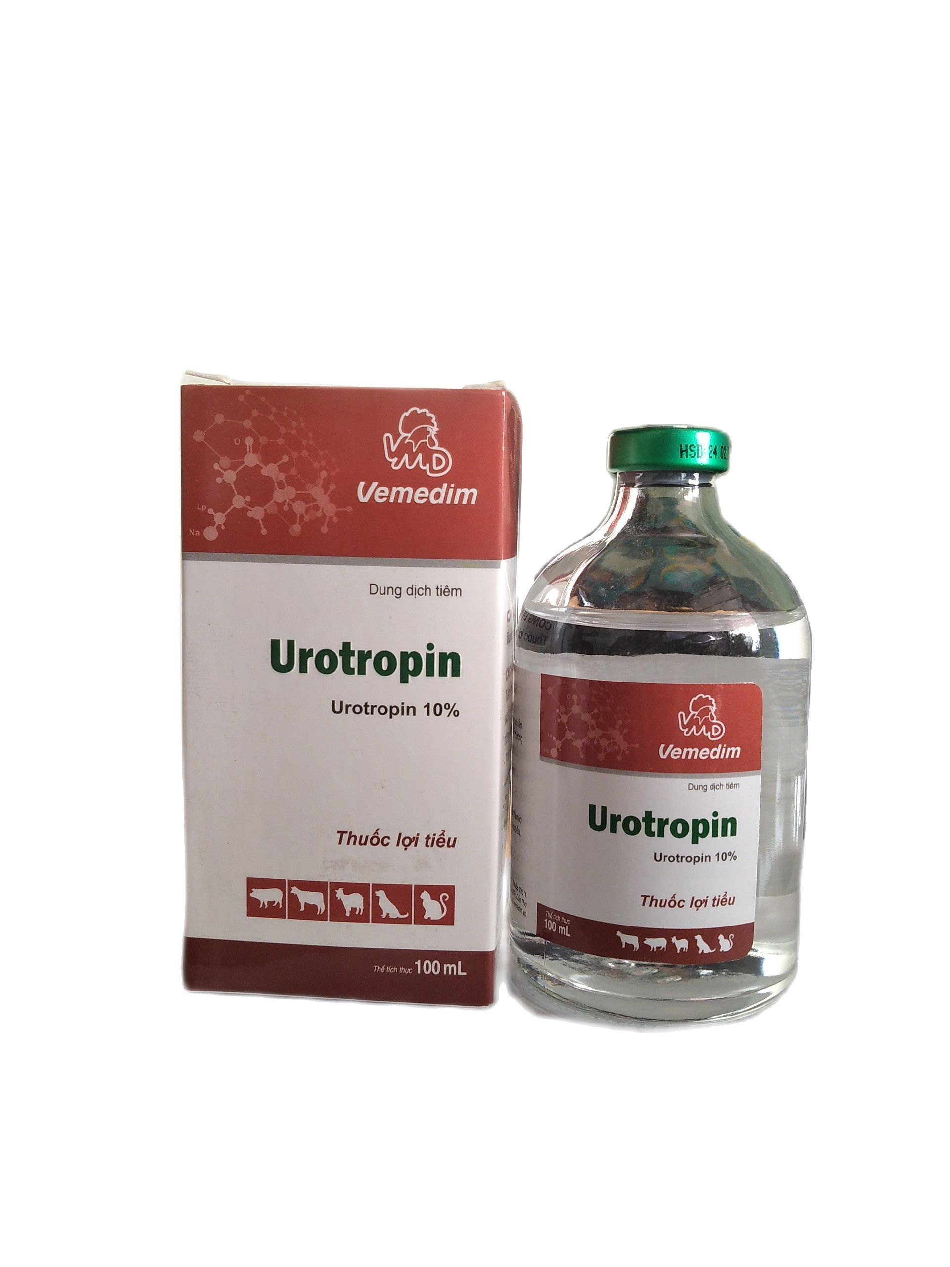UROTROPIN - TIÊM LỢI TIỂU TRÂU BÒ DÊ CỪU - RUVET VIỆT NAM - DỤNG CỤ THÚ Y - THUỐC THÚ Y