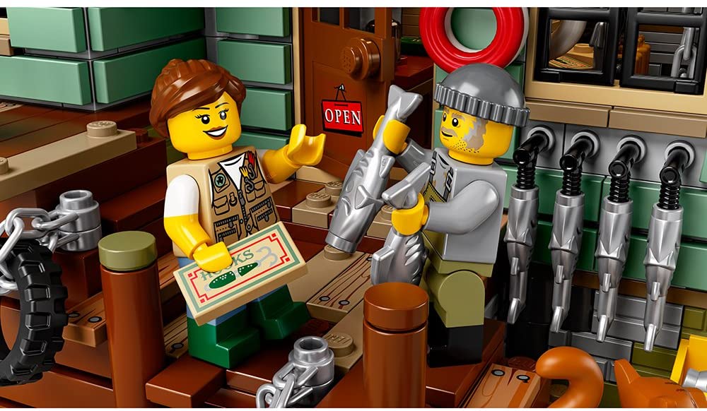 [HAPPY BRICKS] - LEGO  IDEAS - 21310 - CỬA HÀNG ĐỒ CÂU CŨ - OLD FISHING STORE