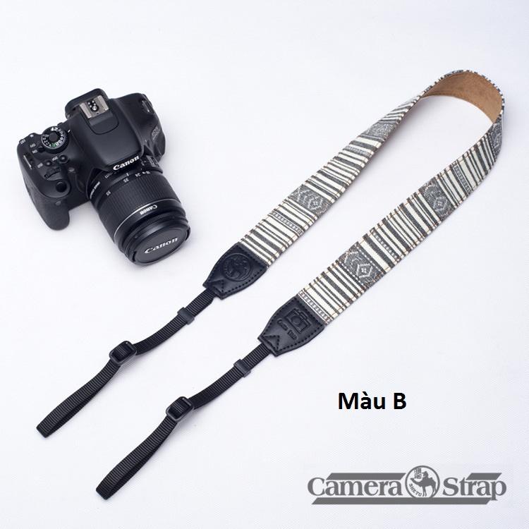 [HCM]Dây máy ảnh camerastrap thổ cẩm cao cấp