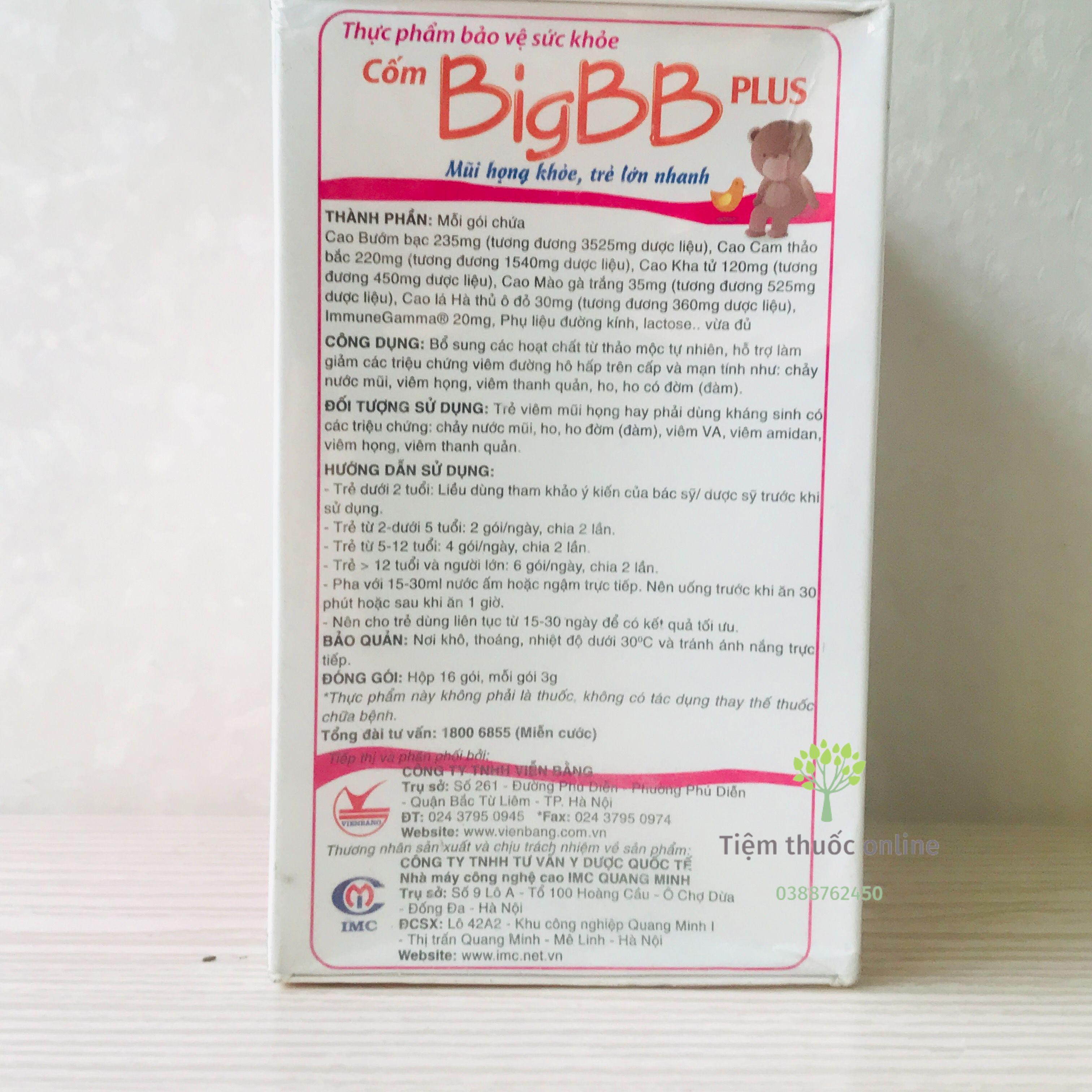 [CHÍNH HÃNG] Cốm BigBB Plus - Hạn chế ốm vặt, trẻ lớn nhanh