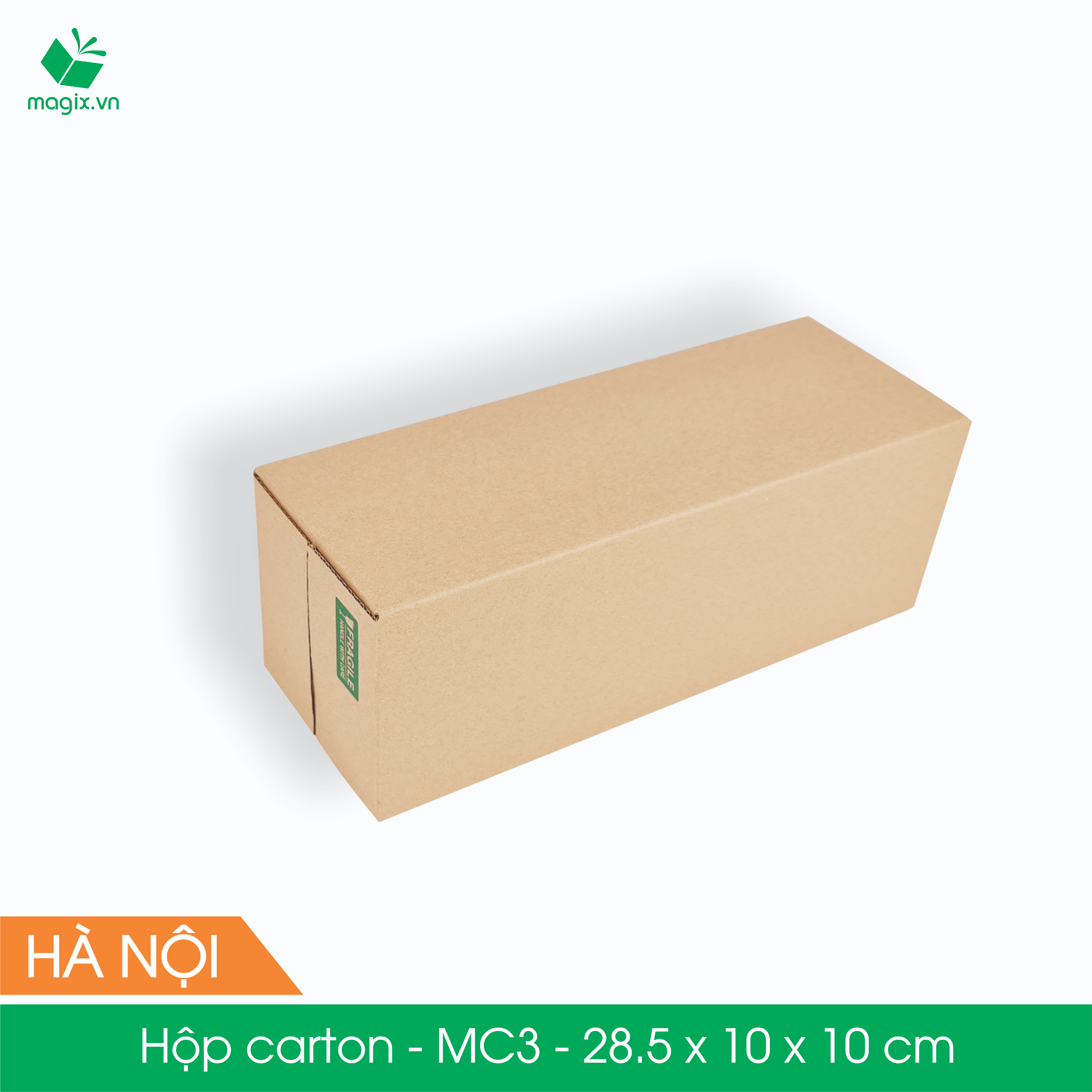MC3 - 28.5x10x10 cm - 100 Thùng hộp carton