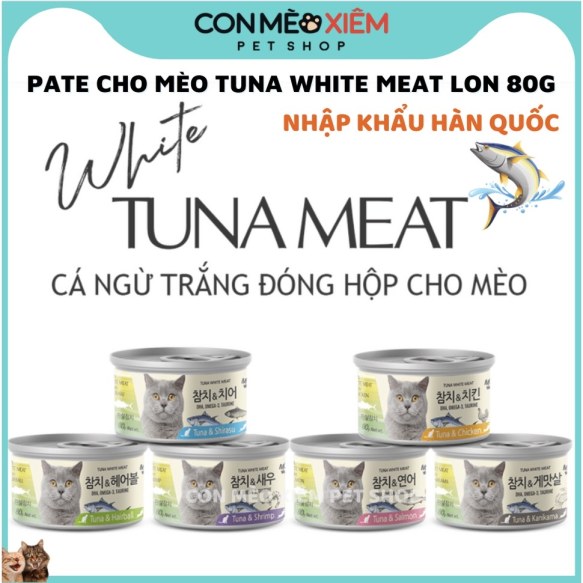  Đánh giá Thức ăn con mèo
❒ Pate cho mèo Tuna White Meat lon 80g thức ăn Meowow  giá sỉ 1593847725_VNAMZ-6825822003