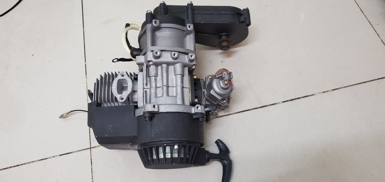 Động cơ xăng moto mini 2 thì có đề