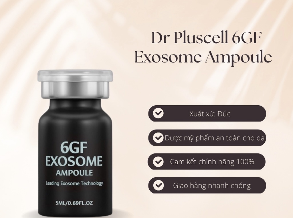 Tế bào gốc D r Plus cell 6GF Exosome Ampoule 5 ml - BBon Beauty Chính hãng