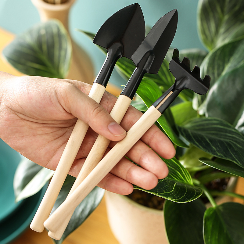 ⚡⚡ [SALE GIÁ RẺ] Bộ Xẻng Cào Mini trồng cây cảnh 3 Món (21cm) FUNO
