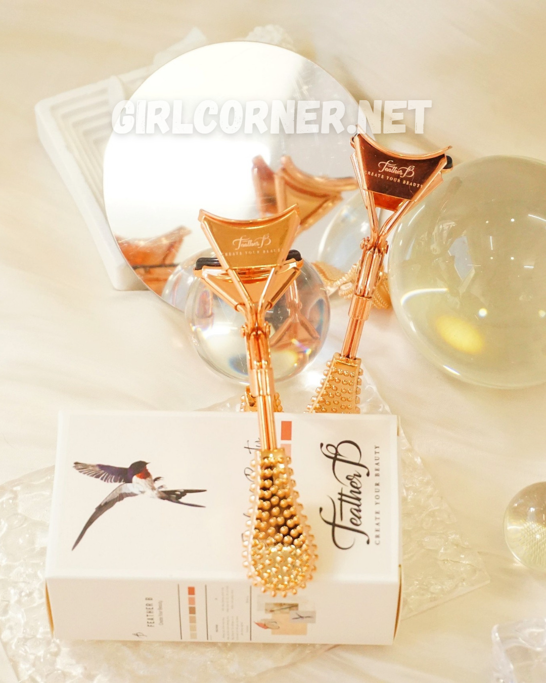 Bấm Mi Feather B - Crystal Gold