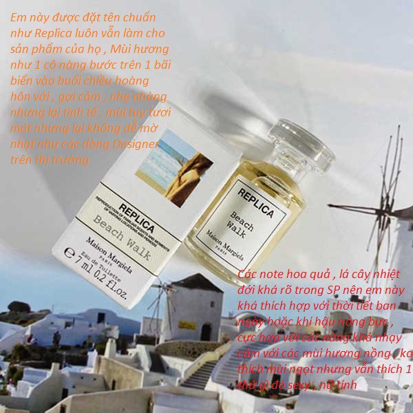 [BILL US - MINISIZE 7ML ] NƯỚC HOA REPLICA BEACH WALK MINISIZE